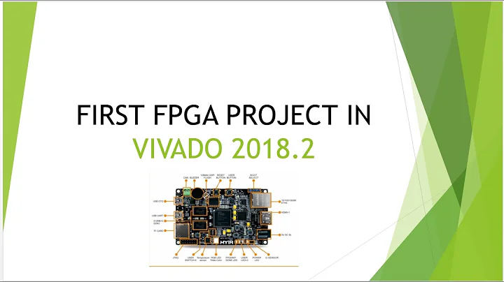Create your first FPGA design in Vivado 2018.2.. #zynq #fpga #vivado #vhdl #verilog.