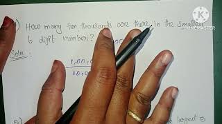 Class 6th term 1 excercise 1.1 (1 to 5 Sums)