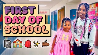 FIRST DAY OF SCHOOL VLOG (3RD GRADE  & PK3)