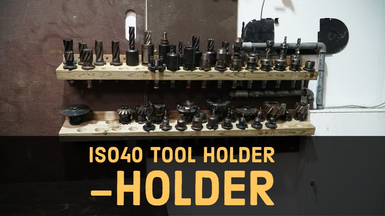 Making wall rack for milling tools - YouTube