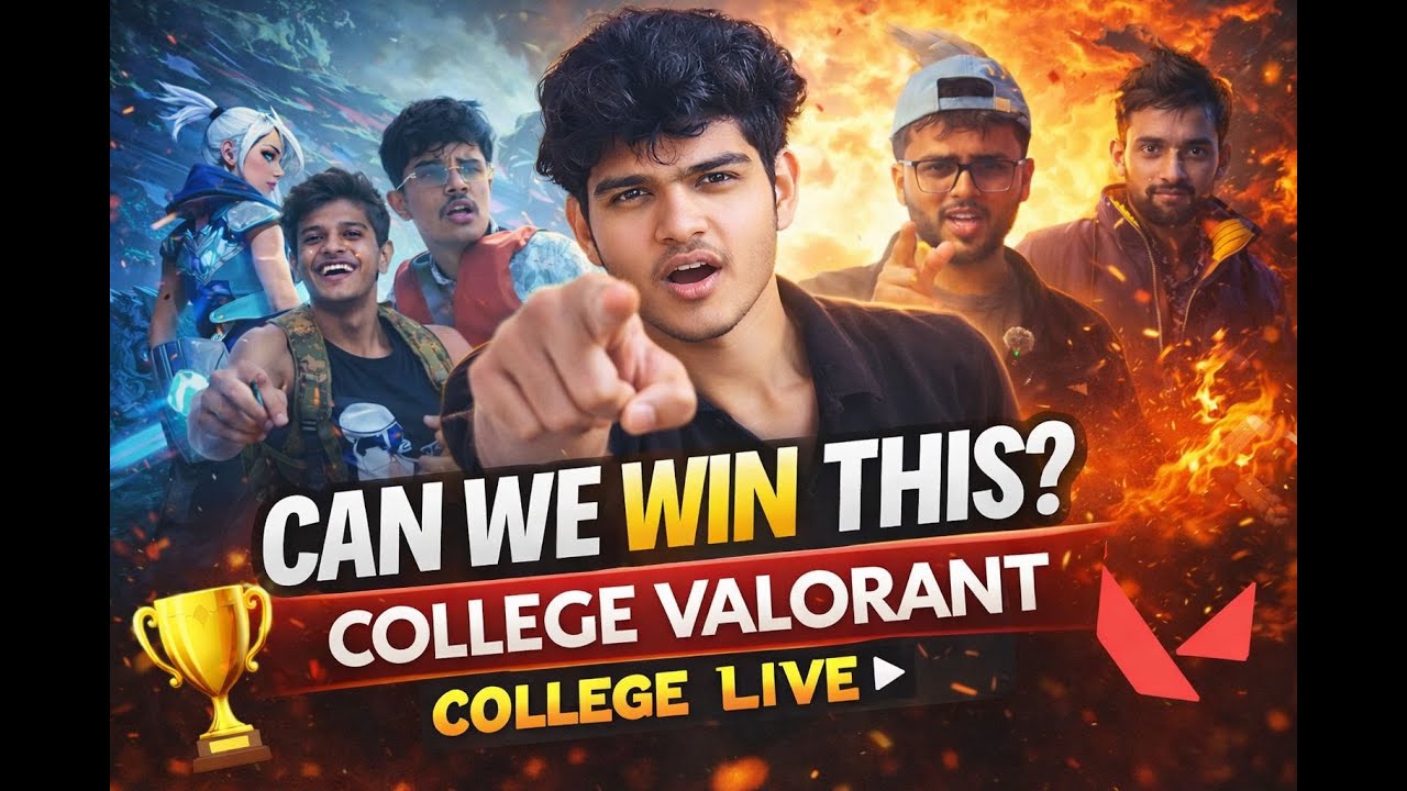 🔴 LIVE | Can We Win This? College Valorant Tournament