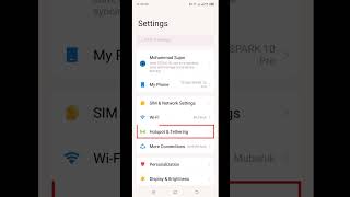 Turn off Hotspot automatically one _ tecno spark 10 pro -_ #shortvideo_ #tecnospark10pro #tech 2025