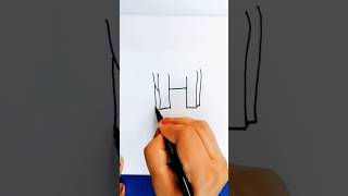 easy elephant art trick 🐘  #artshorts #art #shorts #animals