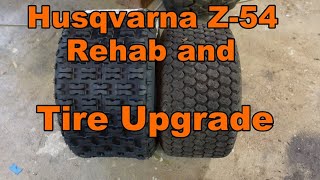 Husqvarna Z-54 Mower Rehab and Tire Upgrade