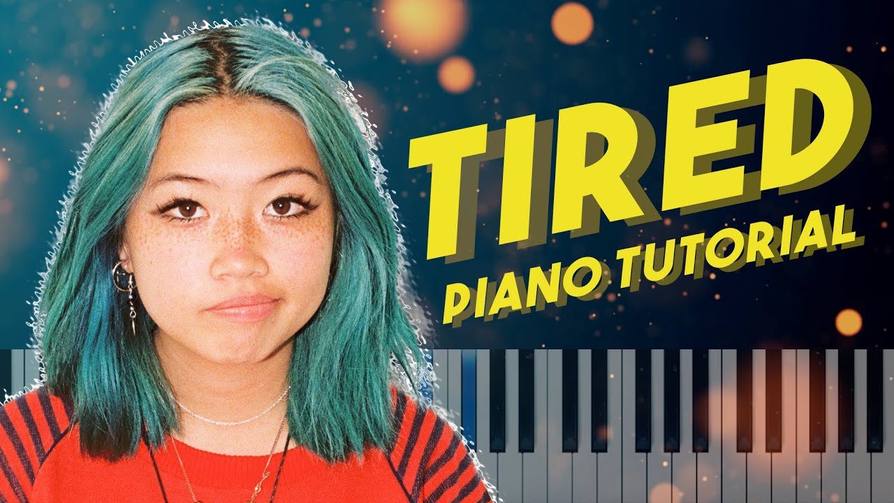 Beabadoobee Tired Piano Tutorial YouTube