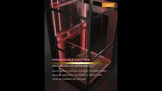 Changeable lighting with Cibes Galaxy Series-Home Elevator and Platform Lift Videos - Cibes Lift PH