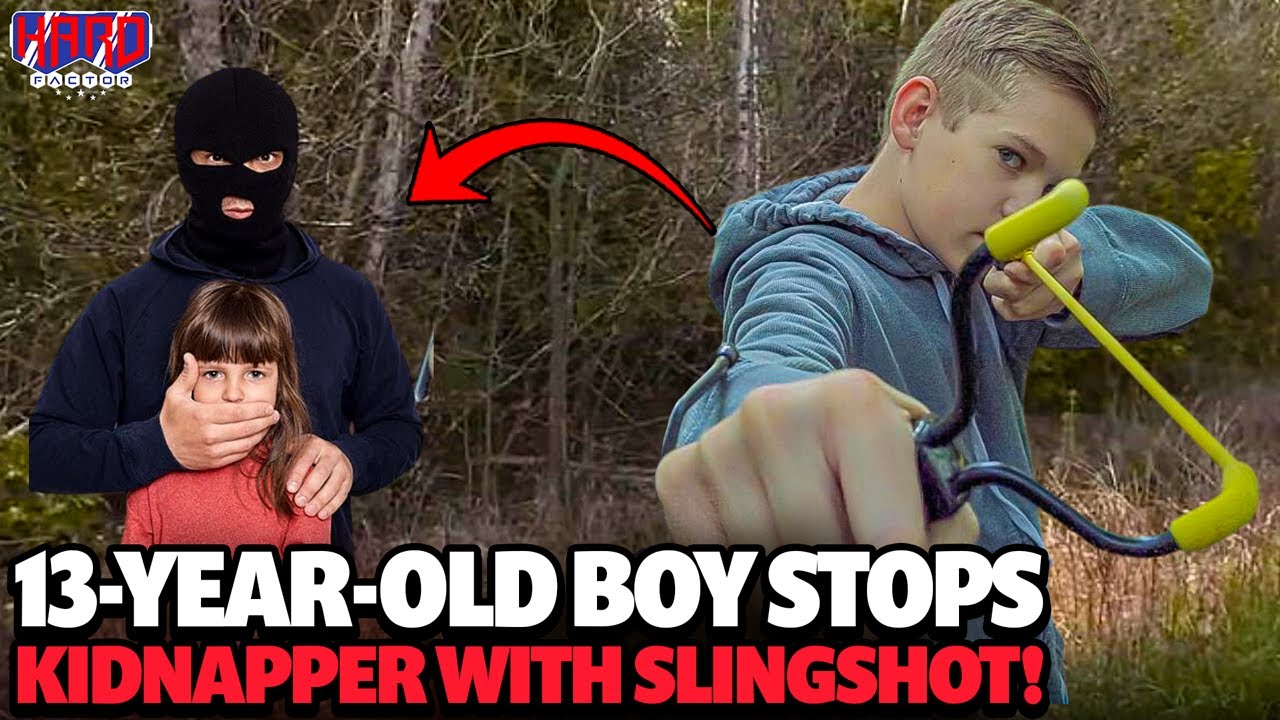 13yearold boy saves sister by hitting kidnapper with slingshot! YouTube