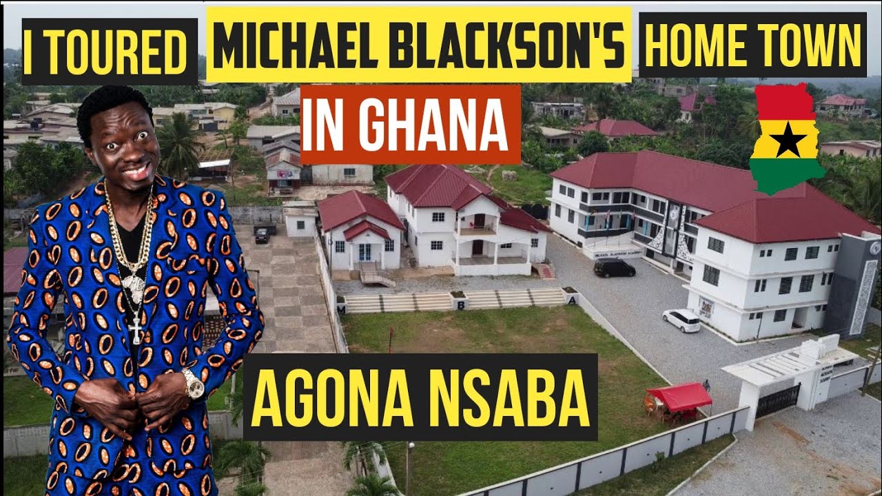 GHANA TOUR: EXPLORING AGONA NSABA In MICHEAL BLACKSON TOWN   || GHANA VLOG || Kamma Dyn