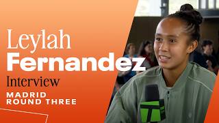Leylah Fernandez on visiting the Real Madrid stadium tennis courts | 2026 Madrid Wealth