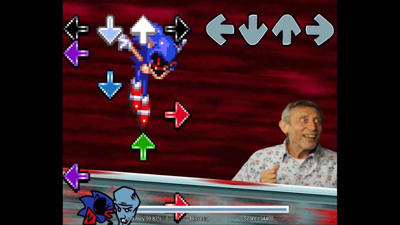 fnf YTP invasion NO BREATHING (MIchael Rosen vs Sonic.exe) [fc] - YouTube
