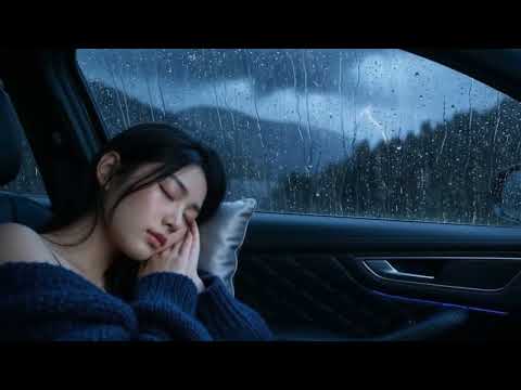 Rain Sounds for Sleep and Distant Thunderstorm | Cozy Night Ambience to Ease Anxiety and Sleep