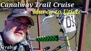 Marcy to Utica, and back to Marcy, on the Erie Canalway Trail | 5.3.26 | POV BMX Over 55 vlog/cruise