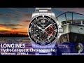 Revue / Test de la montre suisse Longines Hydroconquest 😍 Un super chronographe de plongée abordable