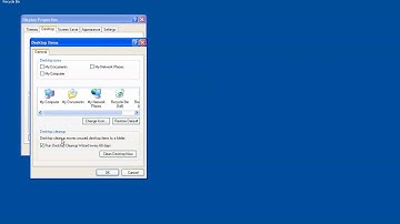 Windows XP adding back desktop icons.wmv