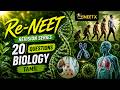 🔴 LIVE | Re-NEET Revision Series 2026 | Biology | Test Paper - 8 | Preethi Ma'am | 20 Questions