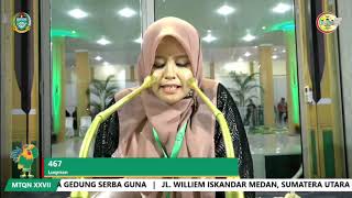 Allah ! Penampilan Juara 1 Peserta Tilawah Dewasa Putri - MTQ Nasional SUMUT 2018