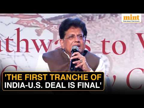 Watch: Piyush Goyal Provides Major Update On India-U.S. Bilateral Trade Deal