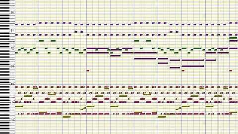 Sekaiju MIDI View: "Ryeth Battle" by Jeffrey Faden (2001)