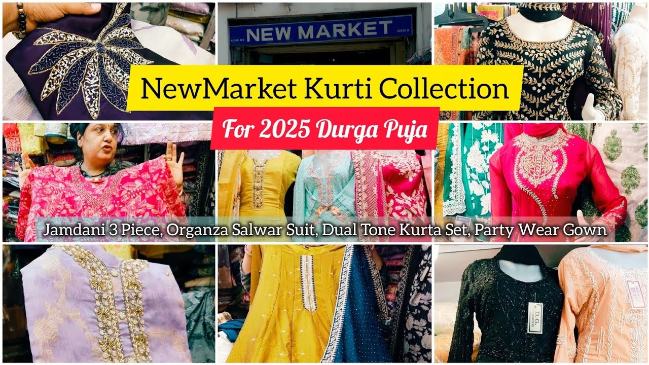 Get Durga Puja 2025 Ready With New Markets Kurti And Salwar Suit Collection | Stunning Designs |
