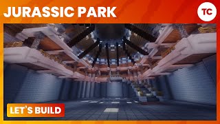 Let's Build Jurassic Park! - Ep 6 Visitor Center interior PT1! - Minecraft PC