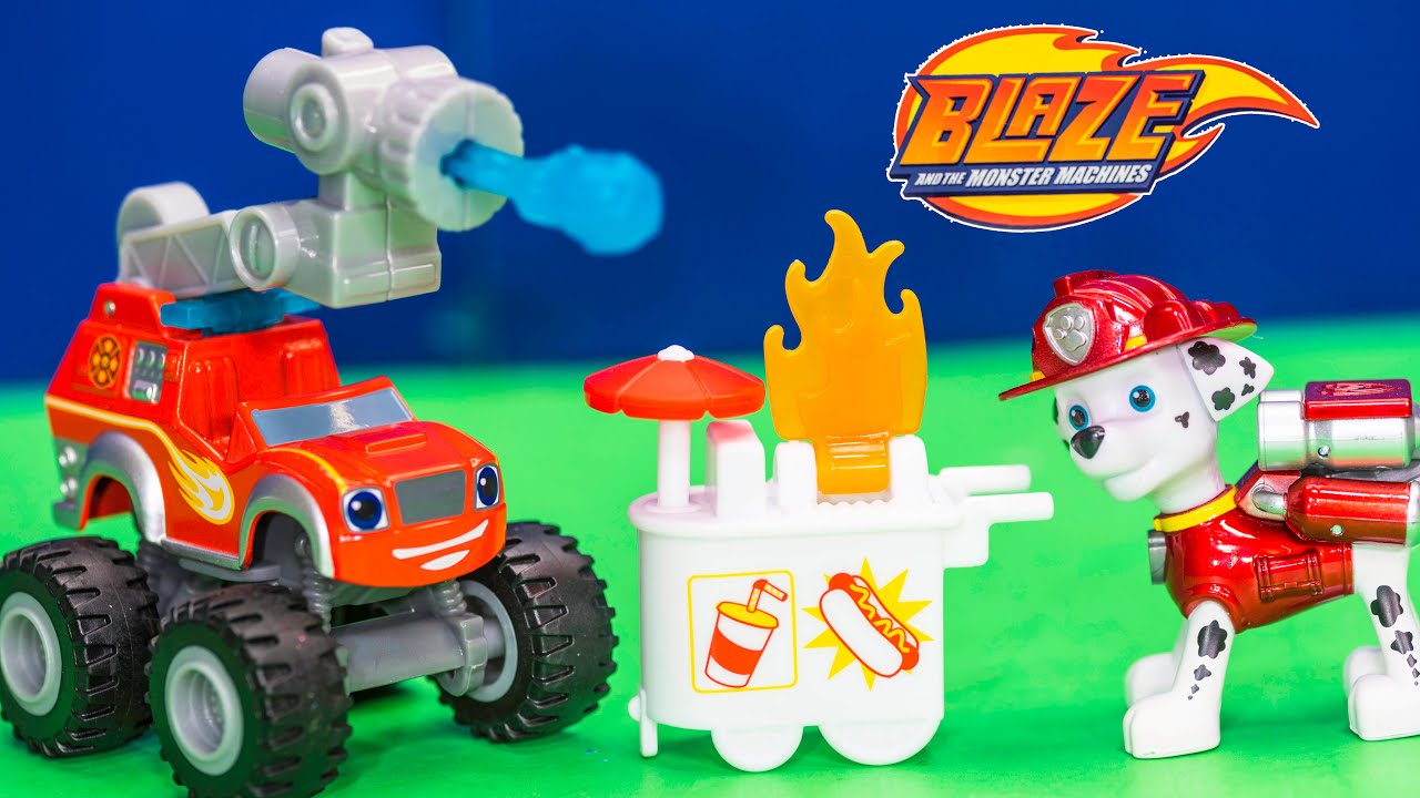 Unboxing the Blaze and the Monster Machines Monster Truck Fire Truck