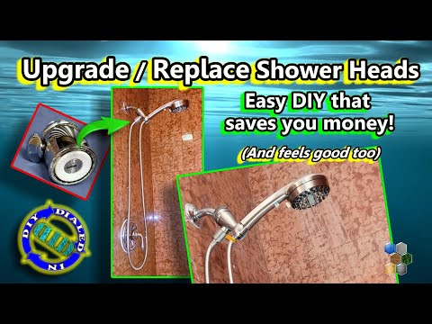 Upgrade Or Replace Shower Heads - Easy Tutorial - Money Saving DIY