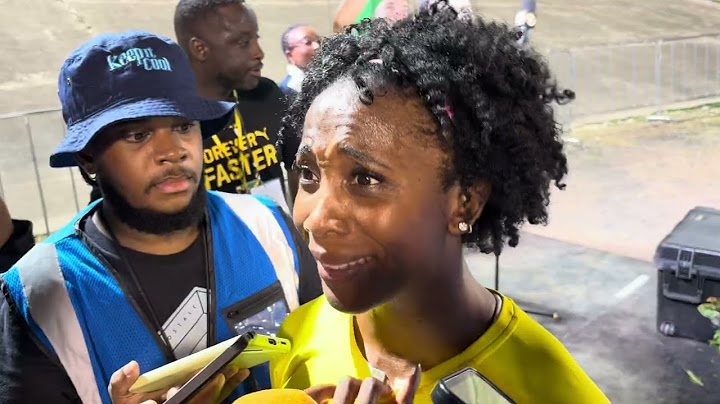 Shelly-Ann Fraser-Pryce After Her Final 100m Race in Kingston Jamaica, Qualifys for World Champs