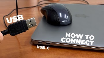 How To Connect USB Mouse To Macbook