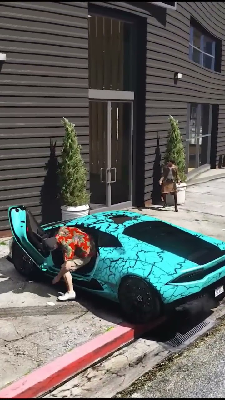 MICHAEL GIFTED LUXURY CAR TO LESTER! #shorts #gta5 | TECHNO GAMERZ GTA 5