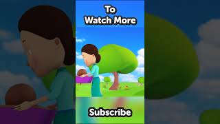 Rock a Bye Baby Part 01 | Rhymes for Kids | Hippy Hoppy Show #shortsvideos