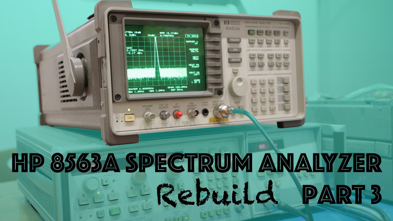 HP 8563A Spectrum Analyzer Rebuild – Part 3: Fixing the Attenuator & YTF Recalibration