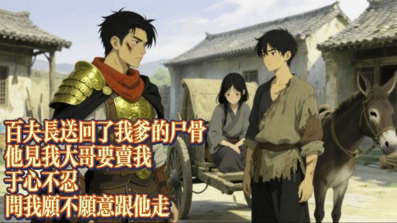 百夫長送回了我爹的屍骨，他見我大哥要賣我，於心不忍，問我願不願意跟他走｜恐怖動漫｜懸疑動漫｜虐心動漫