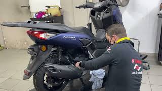 YAMAHA N-MAX 155 2022 phantom blue / Unboxing