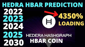 HEDERA HBAR PRICE PREDICTION - 2022,2023,2024,2025 AND 2030 (HEDERA HOLDERS GET READY FOR A PUMP)