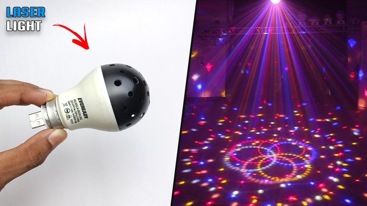 How To Make RGB Laser Light At Home | LED Light For Diwali Decoration -  YouTube