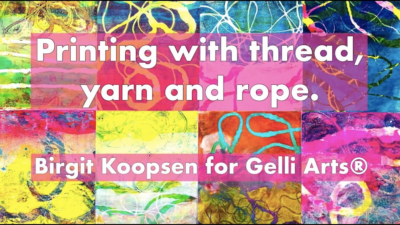 Gelli Plate Techniques Using Repurposed Items and Leaves 