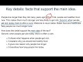 Understanding Main Ideas and Details