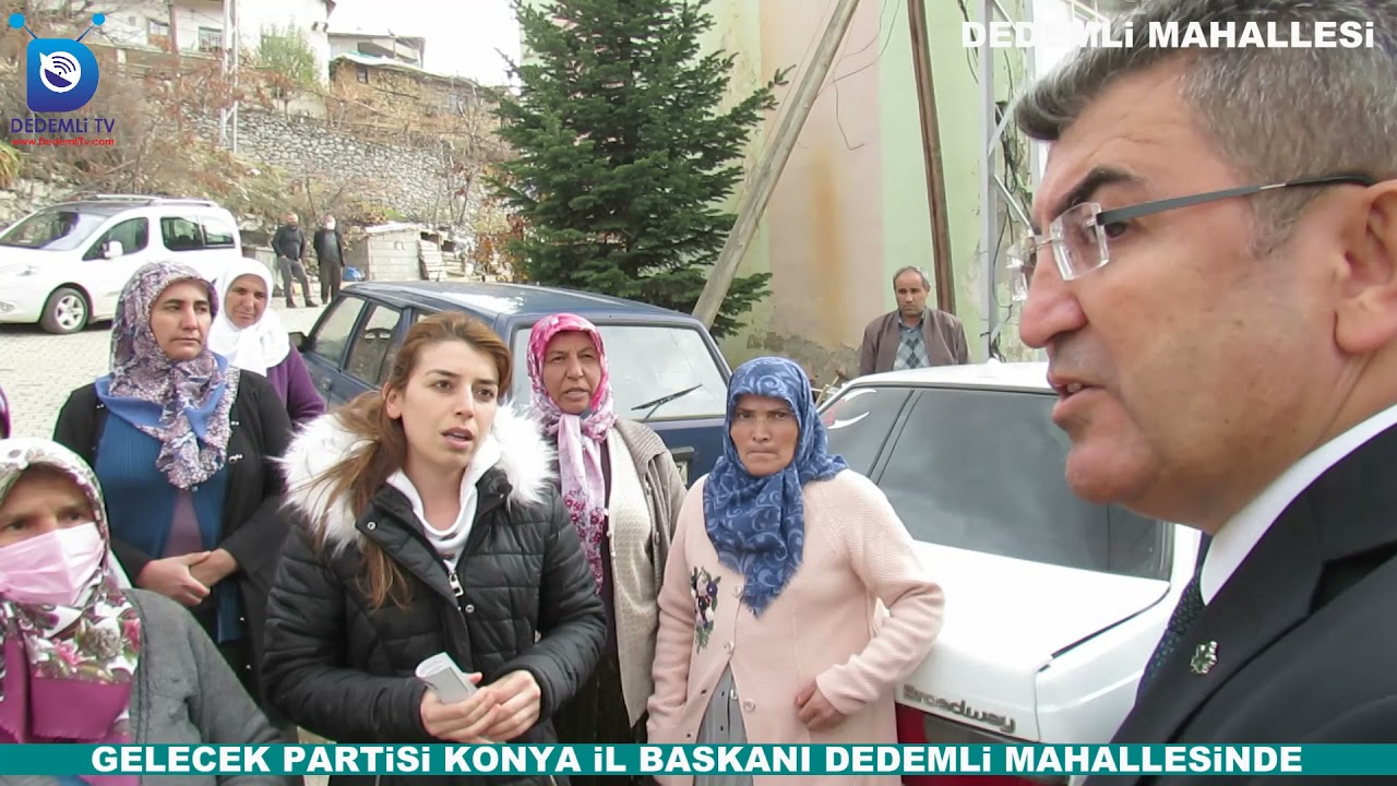 Gelecek Partisi Konya il Başkanı Hasan Ekici Dedemlide