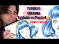 Digital ou traditionnal art tuto cheveux explication facile 