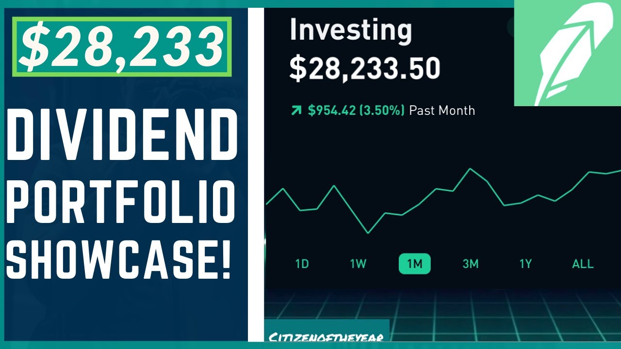 REVEALING My $28,233 Robinhood Dividend Portfolio! - YouTube