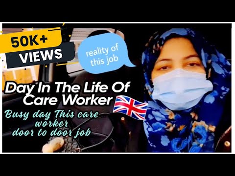 Day In The Life Of A Care Worker | Meri Dunya In The UK ?#care#carewokeruk#doortodoorcareworker