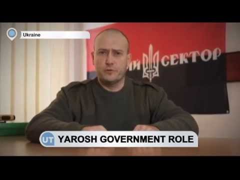 Ukraine Nationalist Leader Joins Government: Right Sector MP Yarosh given Defence Ministry position