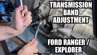 Ford Ranger Explorer 4R44E 5R55E Transmission Bands Adjustment