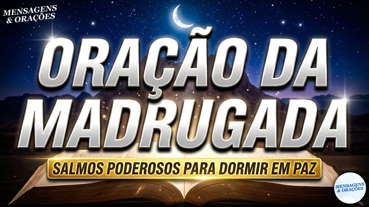 ORAÇÃO DA MADRUGADA | 10 DE MARÇO - SALMOS PARA DORMIR EM PAZ COM DEUS