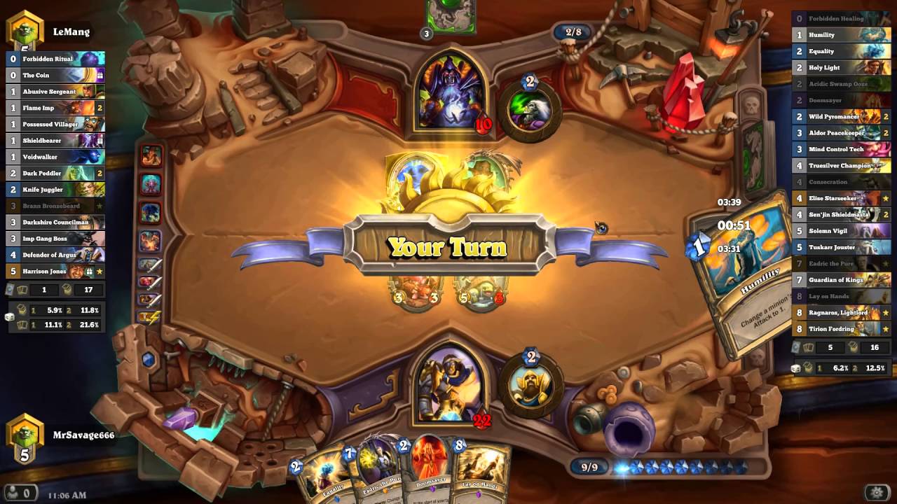 (Hearthstone) WOG Anti Aggro Control Healdin!