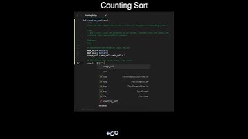 Counting Sort Code in Python | Sorting Algorithms | Python Coding Tutorial | Python Coding Interview