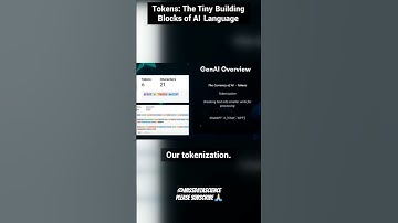 Tokens: The tiny building blocks of AI language #generativeai #token #ai #chatgpt #technology