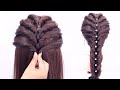 Advance ponytail Hairstyle | Latest Long Hair Hairstyle For wedding &amp; Party | Amazing Hairstyle