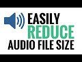 How To Easily Reduce Audio File Size On A Mac - iTunes
