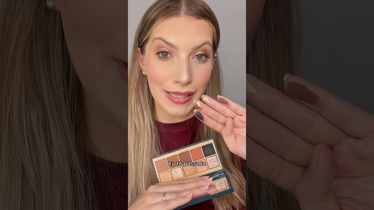 A MELHOR PALETA PARA AUTOMAQUIAGEM CHOCADA! #paletadesombras #automaquiagem #maquiagem